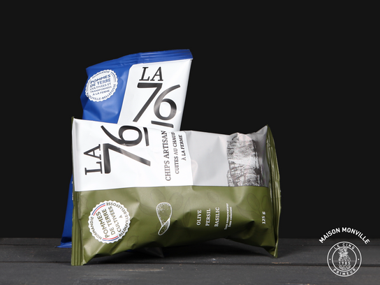 Chips La 76 Gout Olive, Persil et Basilic