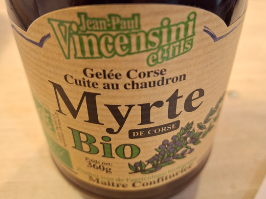 Confiture Corse Myrte BIO