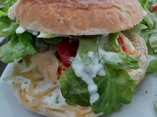 Burger  Halloumi