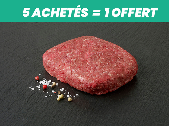 Bifteck haché 5 achetés = 1 gratuit