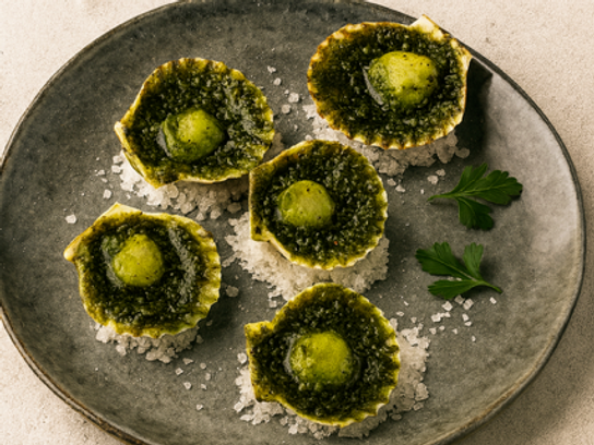 Mini coquille Saint-Jacques en persillade