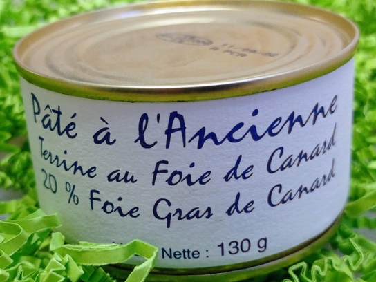 Paté à l'ancienne, 20% foie gras