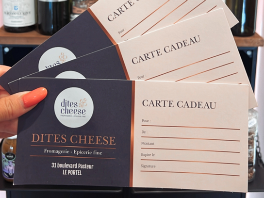 Carte cadeau d'une valeur de 90€