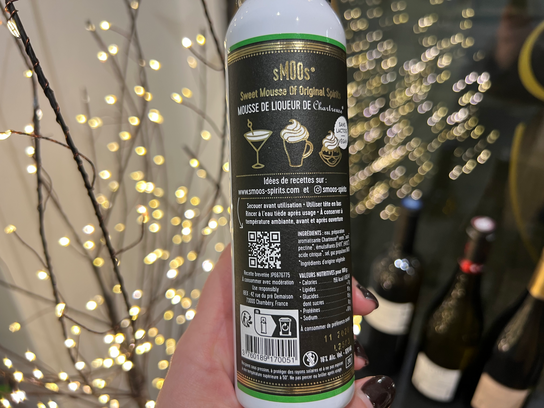 Mousse de liqueur chartreuse verte