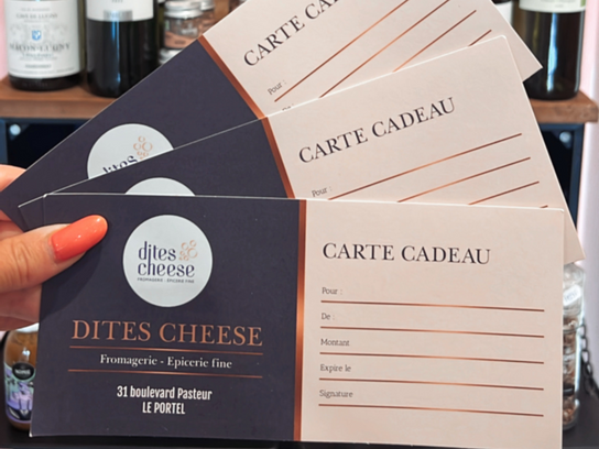 Carte cadeau d'une valeur de 50€