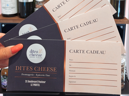 Carte cadeau d'une valeur de 70€