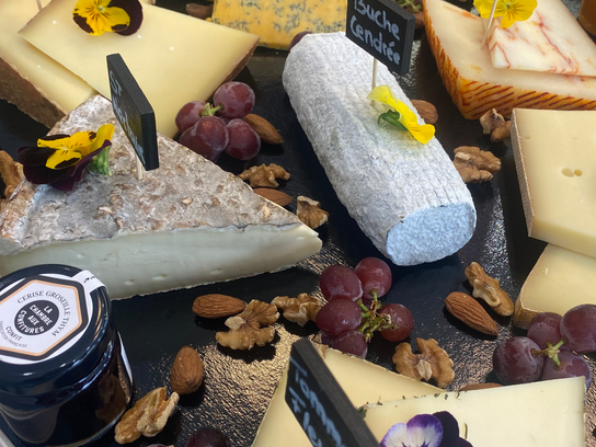 Plateau fin de repas 6/8 personnes avec déco