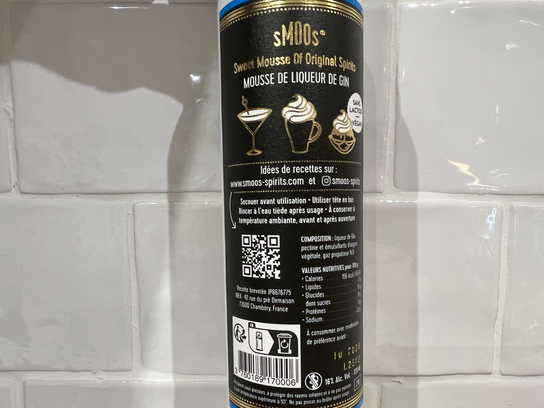 Mousse de liqueur de gin