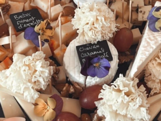 Plateau apéro 8 personnes avec déco