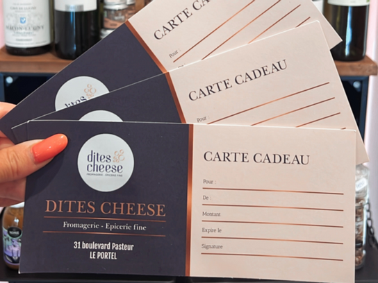 Carte cadeau d'une valeur de 60€