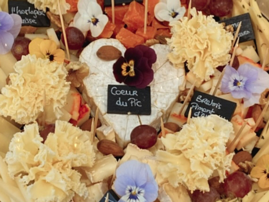 Plateau apéro 12 personnes avec déco