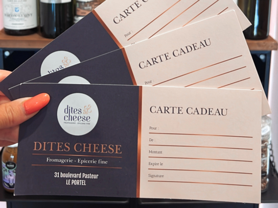 Carte cadeau d'une valeur de 80€