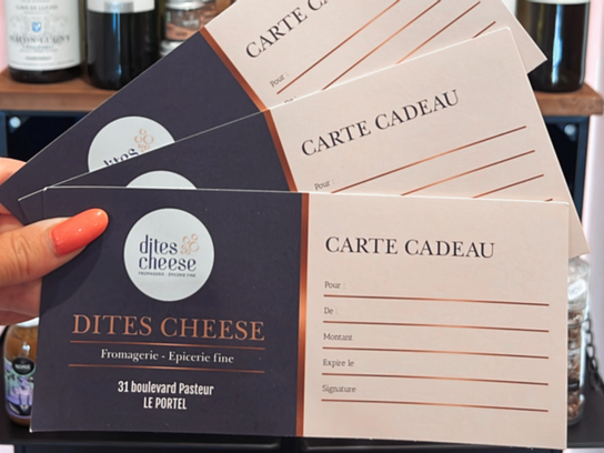 Carte cadeau d'une valeur de 20€