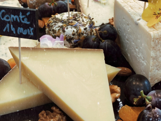 Plateau fin de repas 4/6 personnes avec déco