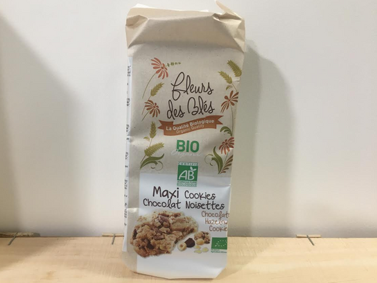 Cookies maxi chocolat-noisettes bio