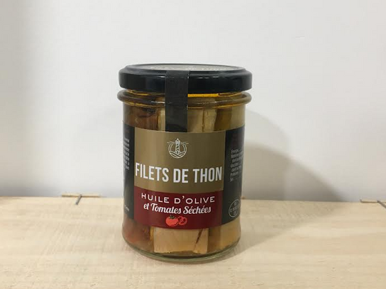 Filets de thon a l'huile d'olive et tomates