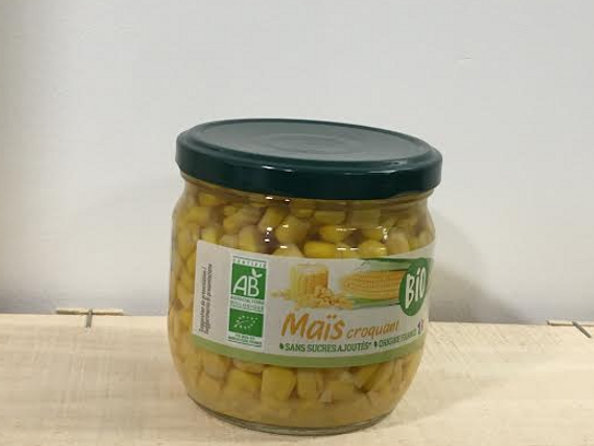 Maïs croquant bio