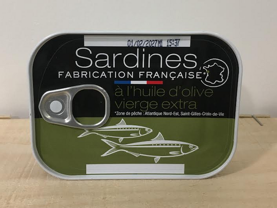 Sardines à l'huile d'olive extra vierge