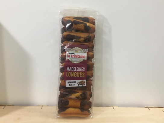 Madeleines marbrées chocolat
