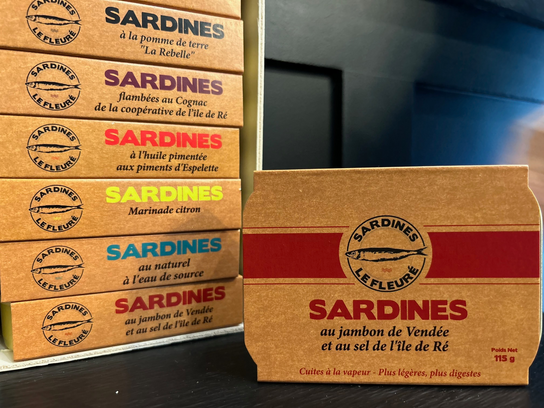 Sardines au jambon de Vendée et au sel de l'île de Ré