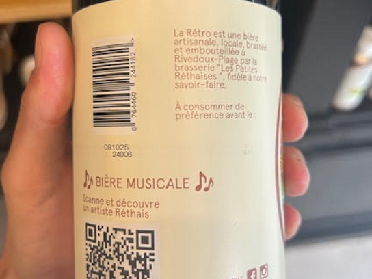 Bière Ile de Ré Blonde La Rétro 75cl