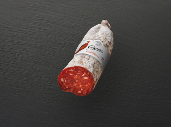 Saucisson sec au piment  d'Espelette