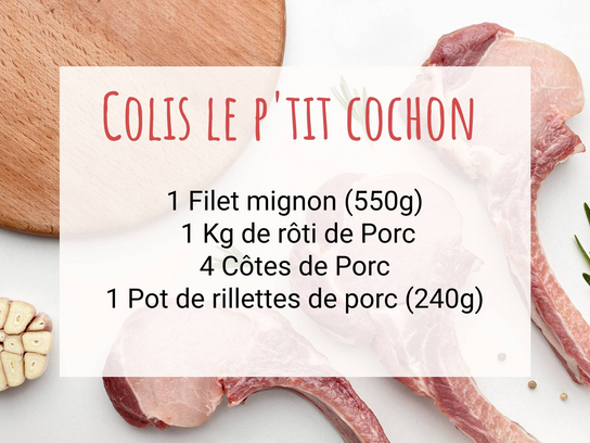 Colis Le P'tit Cochon - A commander 24h en avance