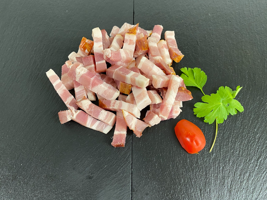 Lardon fumé maison