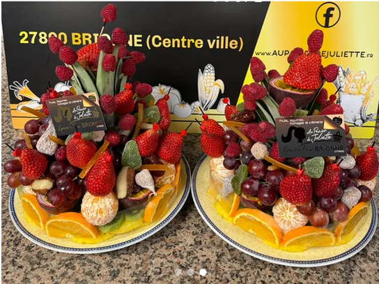 Pièce Montée de Fruits Frais