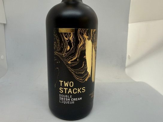 Two stacks double irish cream liqueur