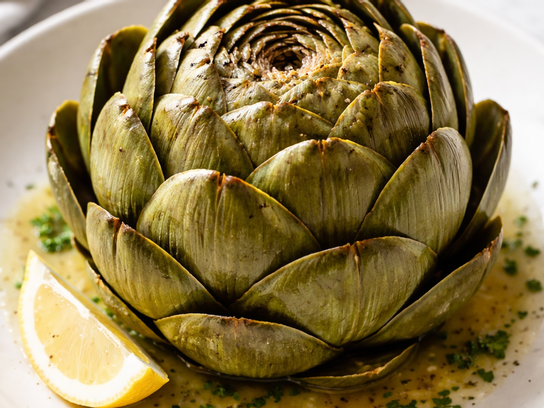 Lot de 2 artichauts cuits