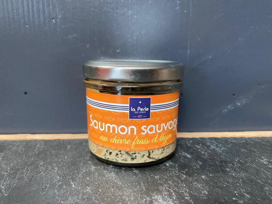 Saumon sauvage au chèvre frais et thym