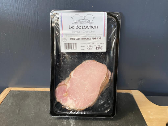 Rôti de porc saumuré tranche fine