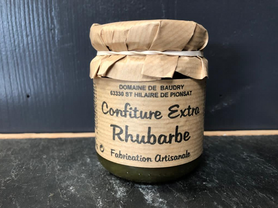 Confiture extra rhubarbe