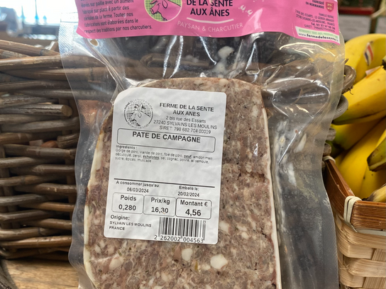 Pâté de Campagne tranche