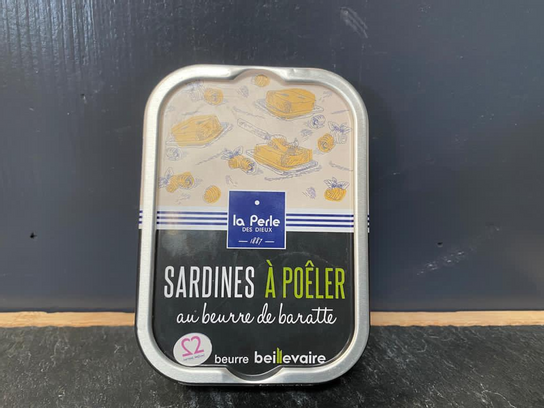 Sardines à poêler au beurre de baratte