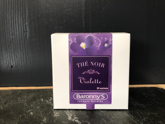 Thé noir violette Baronny's sachet 40 gr