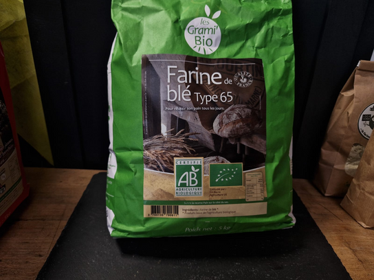 Farine blé type 65 bio