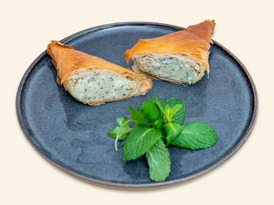 Tyropitta, Feuilleté aux trois fromages grecs