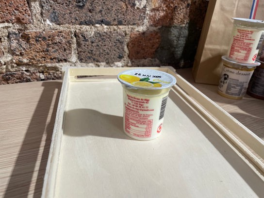 Yaourt aromatisé Citron  au lait de vache