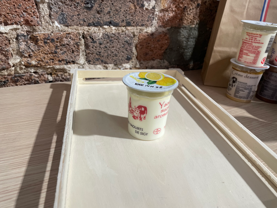 Yaourt aromatisé Citron  au lait de vache