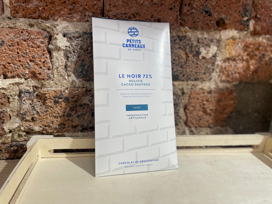 Le Noir 72% cacao sauvage de Bolivie