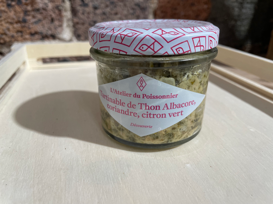 Tartinable de thon Albacore, coriandre, citron vert