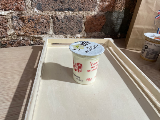 Yaourt aromatisé Vanille au lait de vache