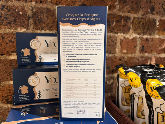 Chips d'algues Bretonnes