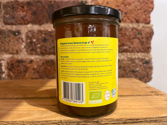 Bouillon d’os bio – Poule Curcuma