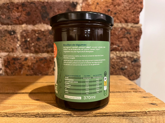 Bouillon Légumes bio – Végétarien