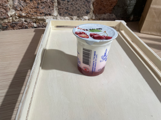 Yaourt brassé sucré Cerise  au lait de vache