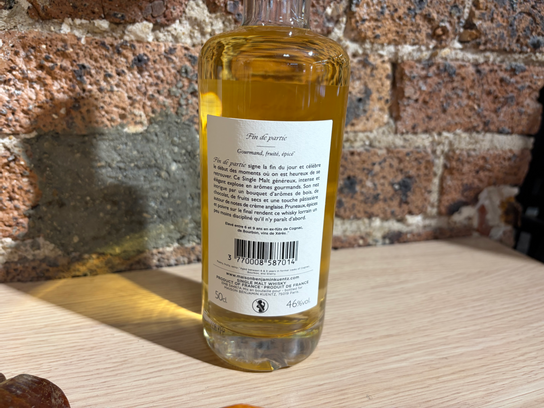 Whisky Maison Benjamin Kuentz Fin de partie