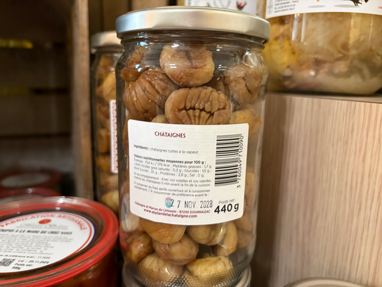 Chataignes Cuites à la vapeur 440g